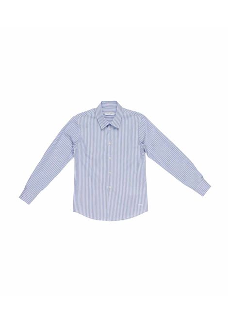 Camicia a righe PAOLO PECORA KIDS | PP4221AZZURRO